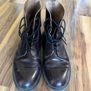 Doc Martens MADE IN ENGLAND size 13 Wine color